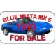 1990 BLUE MIATA MX 5 FOR SALE