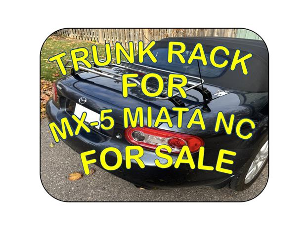 TRUNK RACK FOR MX-5 MIATA MC FOR SALE – Trillium Miata Club